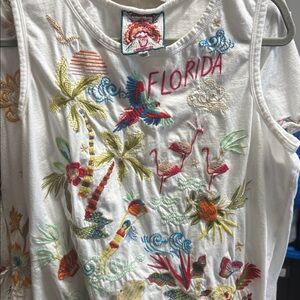 Johny Was Florida Tank Top Medium